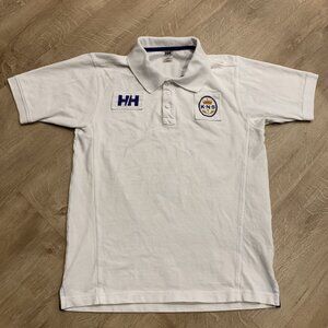 Helly Hansen Royal Norwegian Yacht Club White Polo Shirt Men's Small S Norway